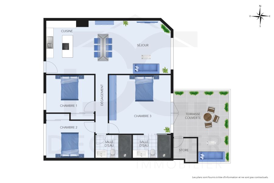 Rivière Noire Apartment 4&nbsp;rooms 172&nbsp;m² Sale
