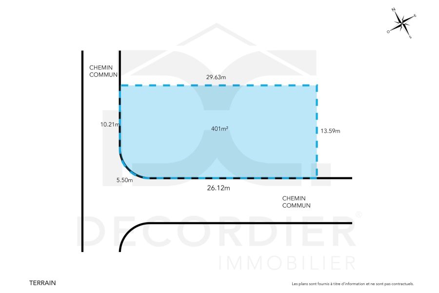 Mont Choisy Land 401&nbsp;m² Sale
