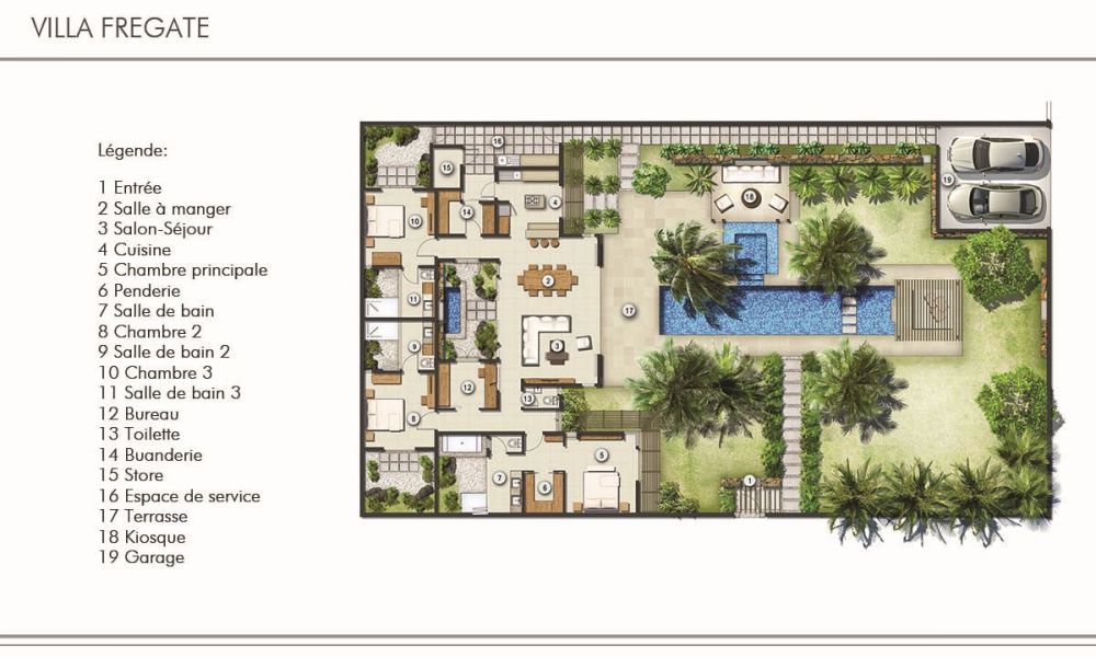 maison 6 pièces en vente sur Grand Baie Grand Baie Maison 6 pièces 346.9 m² Vente