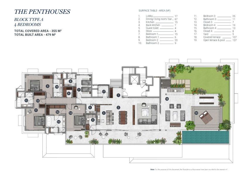 Mont Choisy Penthouse 4&nbsp;rooms 345.5&nbsp;m² Sale
