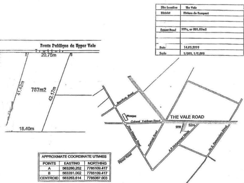 The Vale Terrain 787 m² Vente