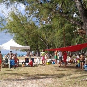 Having a picnic in Mauritius