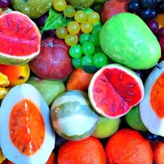 Rare fruits in Mauritius